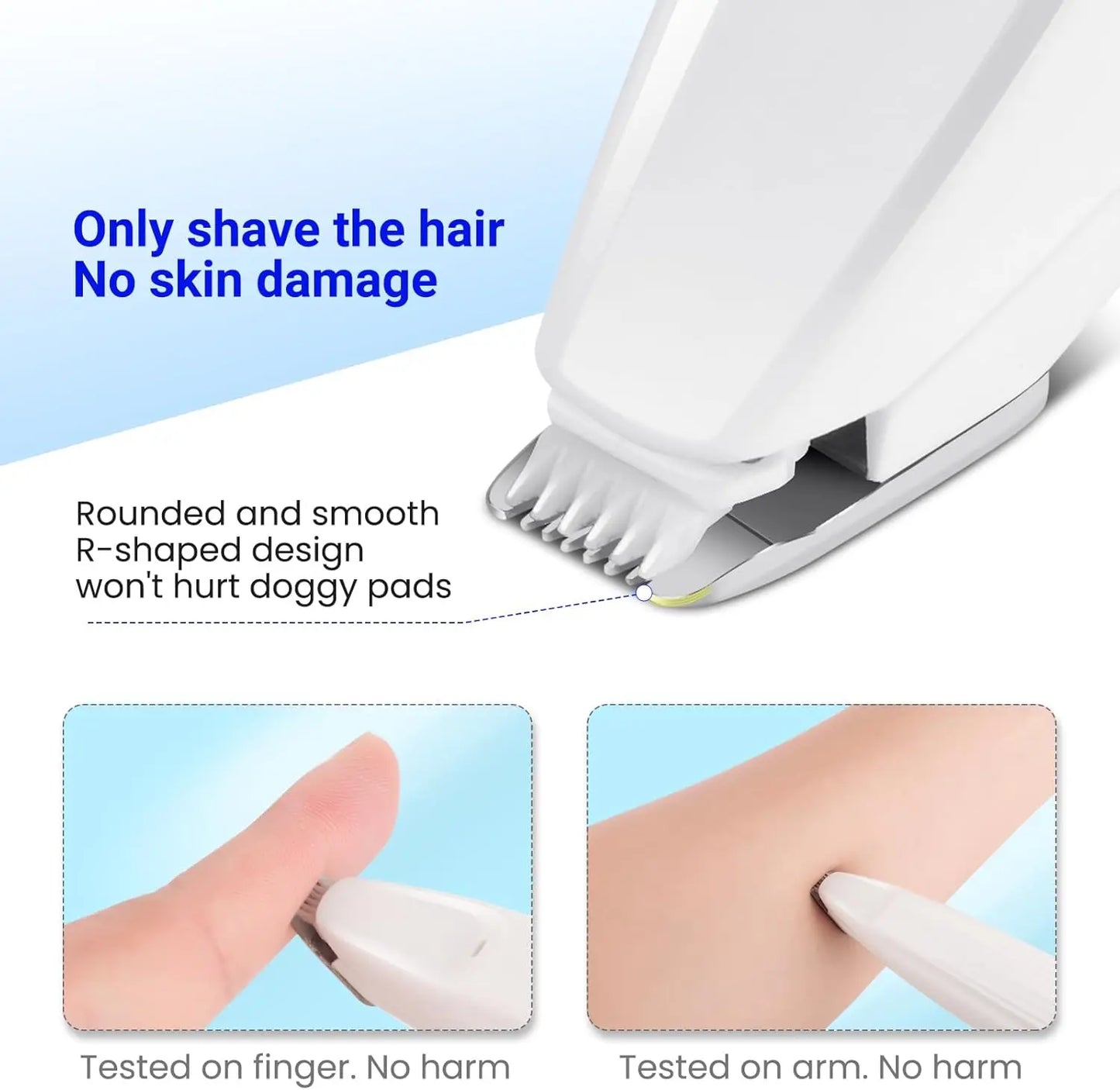 Portable LED Pet Nail Grinder – Rechargeable Cordless Paw Trimmer for Dogs, Cats & Small Pets