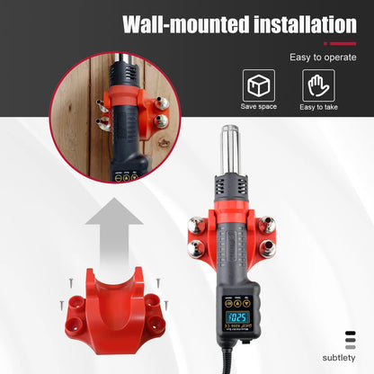 JCD Micro Hot Air Gun 8208 – 750W Soldering & Welding Rework Station, LCD Display All-in-One Heat Gun for BGA & IC Soldering