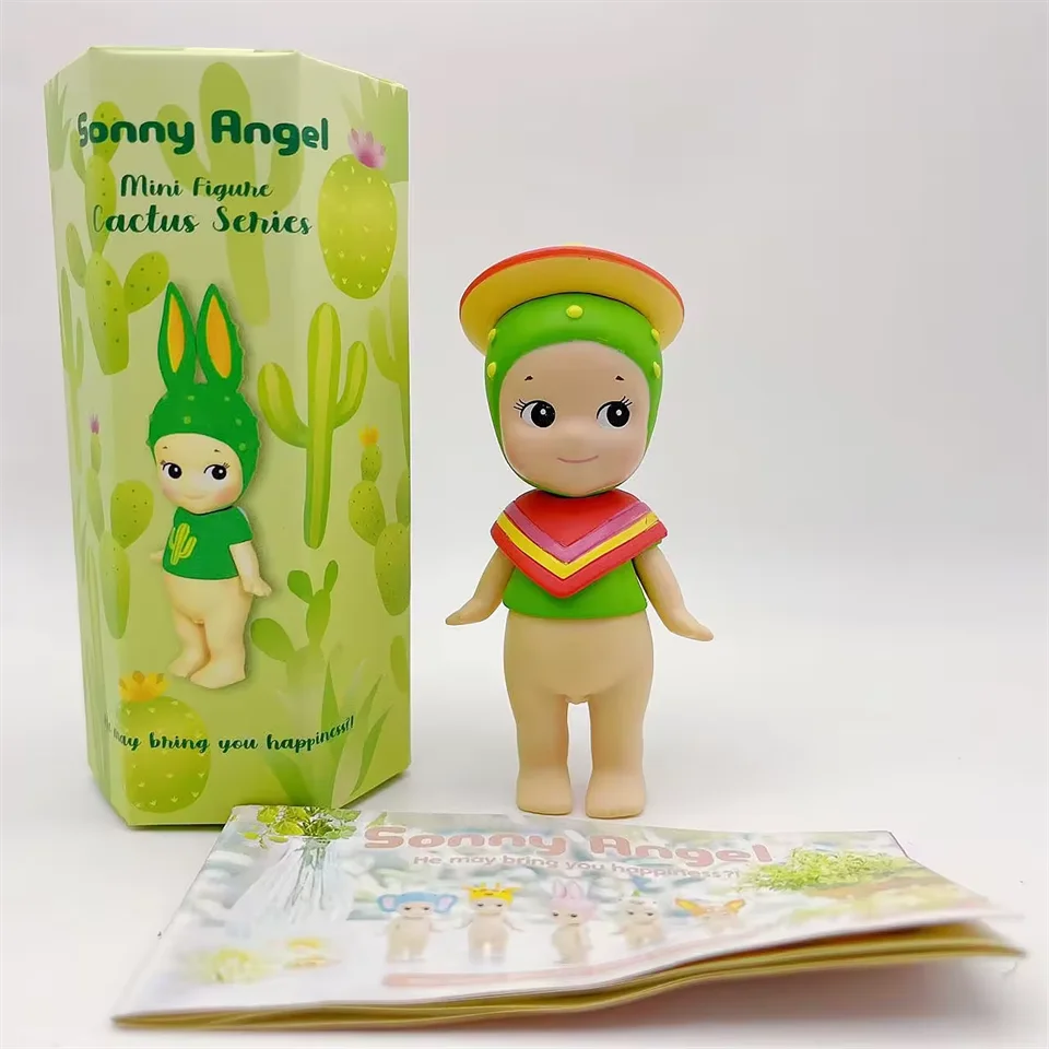 Sonny Angel Mini Figure Cactus Series — Mystery Blind Box Toy Doll, Lucky Mascot, Handmade Christmas Gift