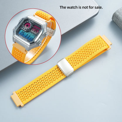 Sports Nylon Watch Band - 18mm Canvas Strap for Casio AE-1200WH AE-1300 and W-218 Watches