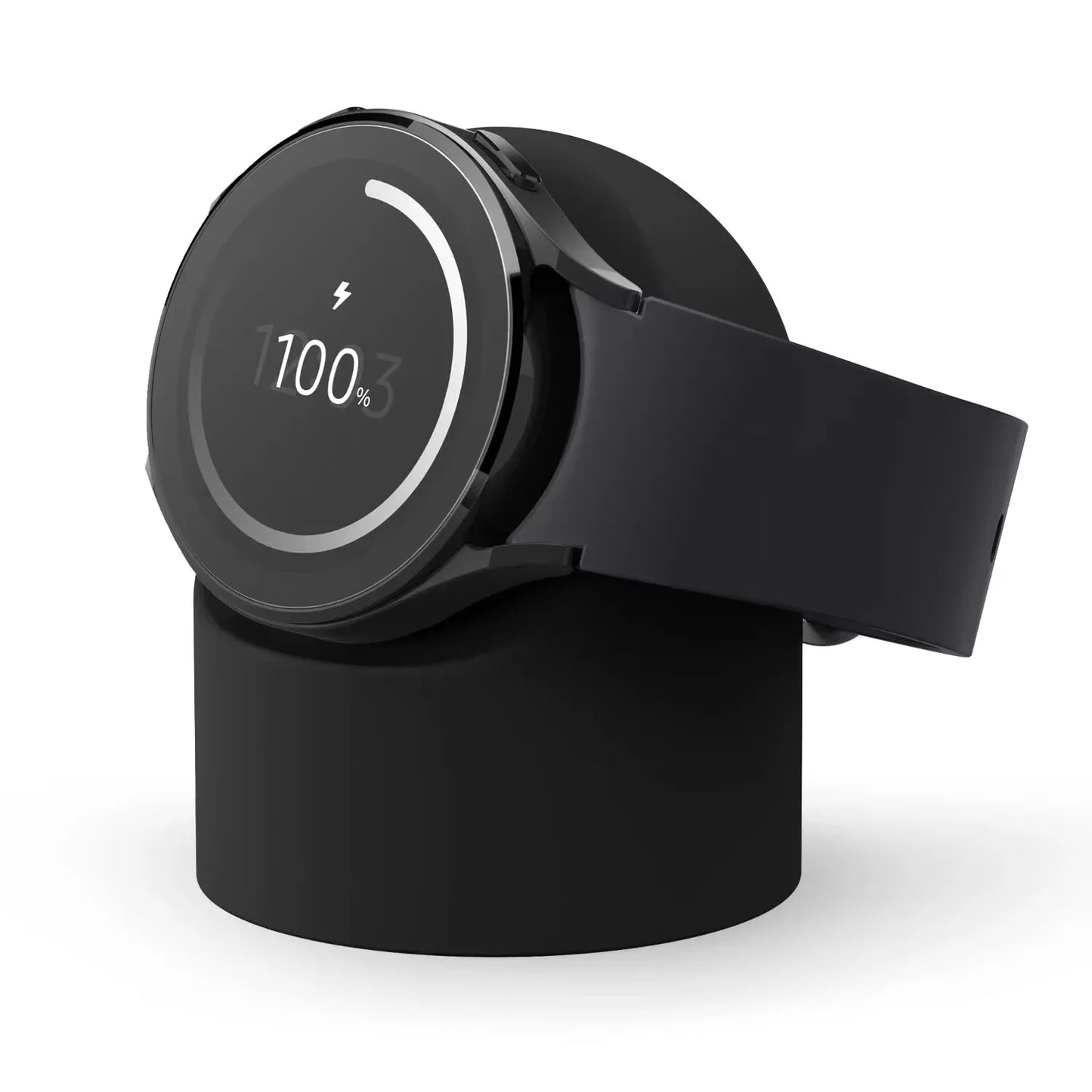 Samsung Galaxy Watch Charger Stand – Silicone Charging Dock Compatible with Galaxy Watch 3, 4, 5 Pro, 6 & Watch 7 Base Holder