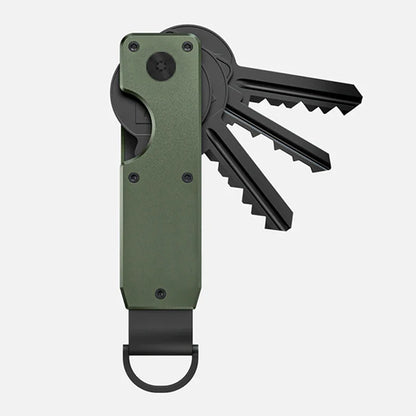 Compact Metal Key Organizer – Minimalist Key Case Holder for 2-6 Keys, Secure Keychain