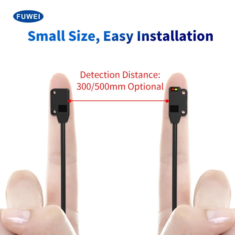 FUWEIFGNH04D-50PFT-C Photoelectric Sensor - High-Speed Precision Micro Sensing Detector with Ultra-Thin Square Design
