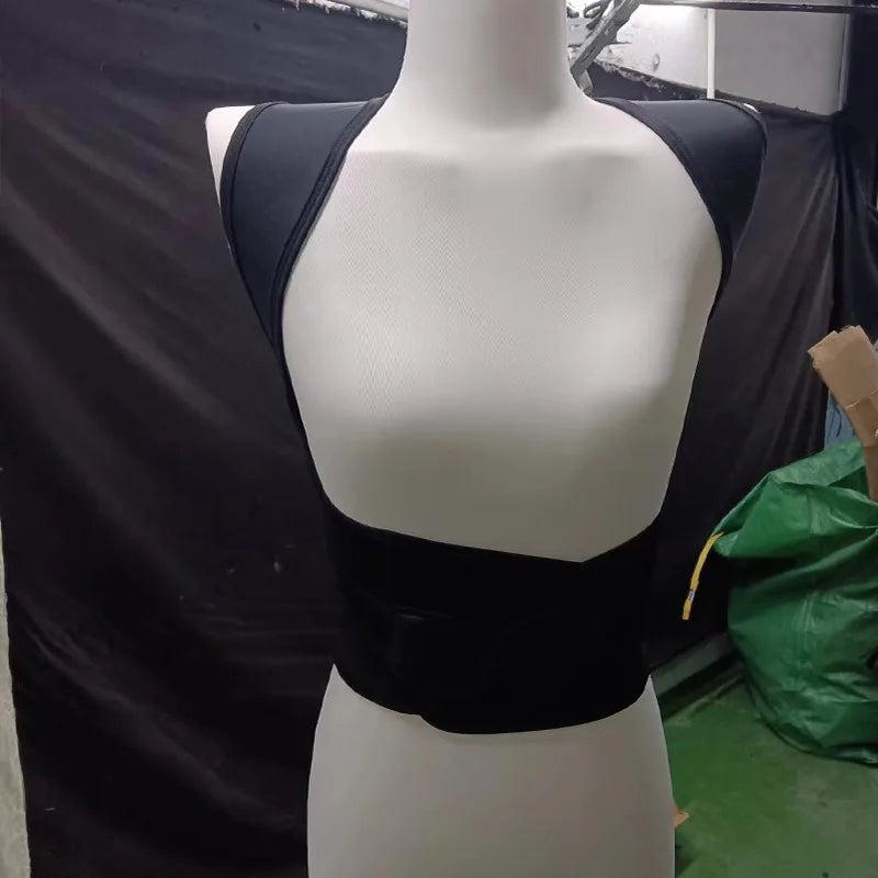 Magnetic Therapy Back Posture Corrector — Adjustable Shoulder Support for Sitting Posture | Breathable & Body Shaping Brace