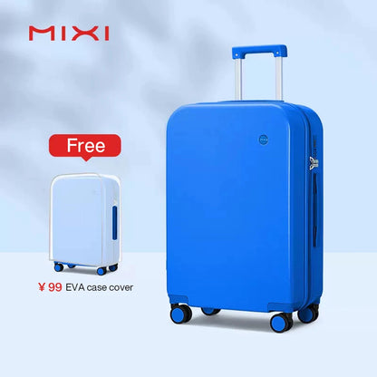 Mixi Puristic Design Hardside Travel Luggage – Rolling Suitcase with Wheels for Men & Women, Carry-On 16/20 Inch & Large 22/24/26/28 Inch Trolley Case