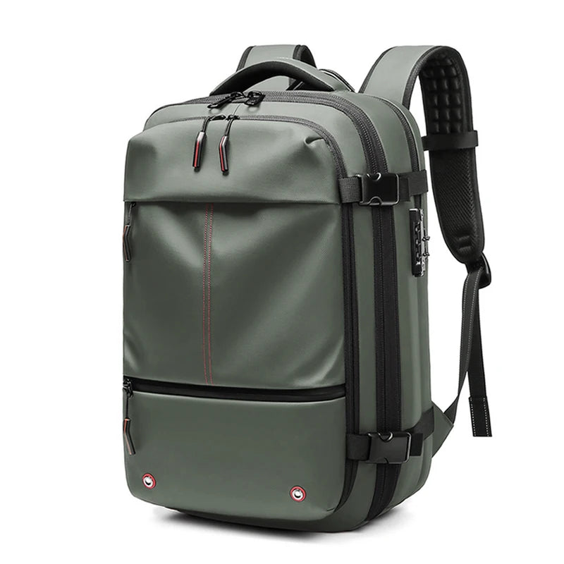 Men's Travel Backpack – Large Capacity 17-Inch Laptop Backpack, Business & Hiking Expandable School Bag