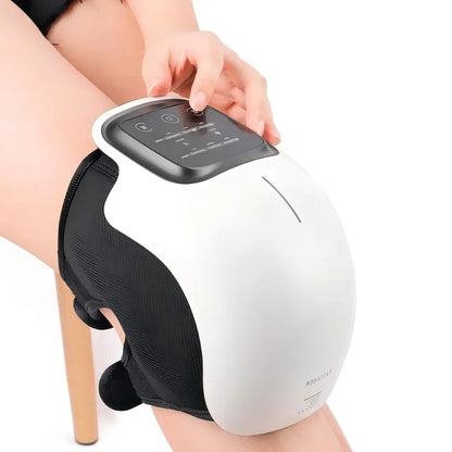 Multifunctional Smart Cordless Knee Massager – Vibration Therapy Device for Joint Pain Relief
