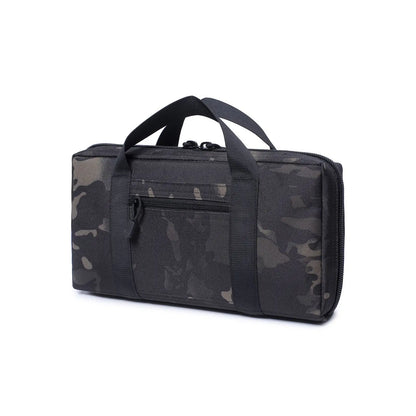 Tactical Pistol Range Bag - Portable Handgun and Ammo Carry Case - Soft Pistol Case with Holster - EDC Hunting Tool Pouch