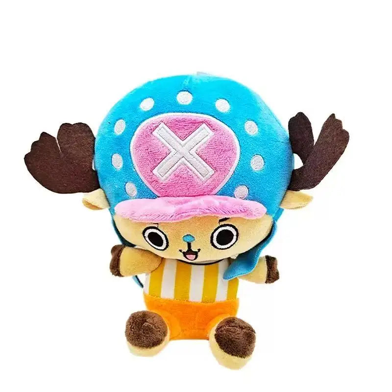 One Piece Anime Plush Toys - Luffy, Zoro and Chopper Stuffed Dolls, Cute Pendant Accessories and Holiday Gifts