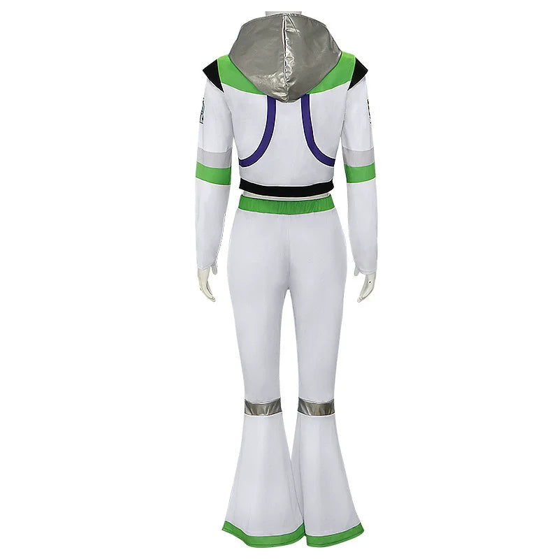 Buzz Lightyear Cosplay Costume - Headwear & Jumpsuit Halloween Carnival Party Outfit