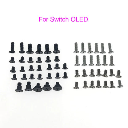 Switch NS Lite/OLED/Pro Console Housing Screw Set – Full Replacement Mount Kit