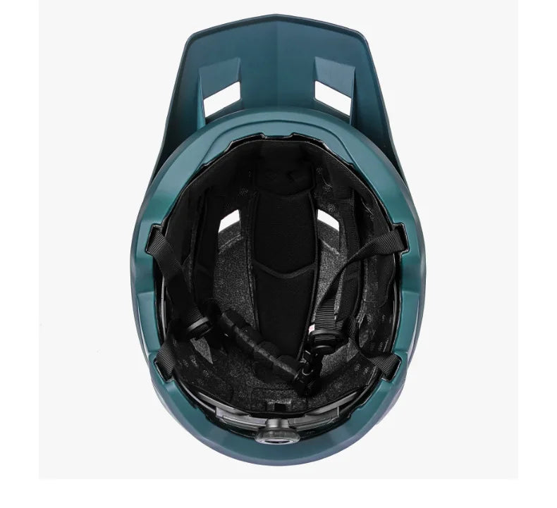 BATFOX Matte Black MTB Bike Helmet – Men's Mountain Bike Cycling Helmet Casco Ciclismo