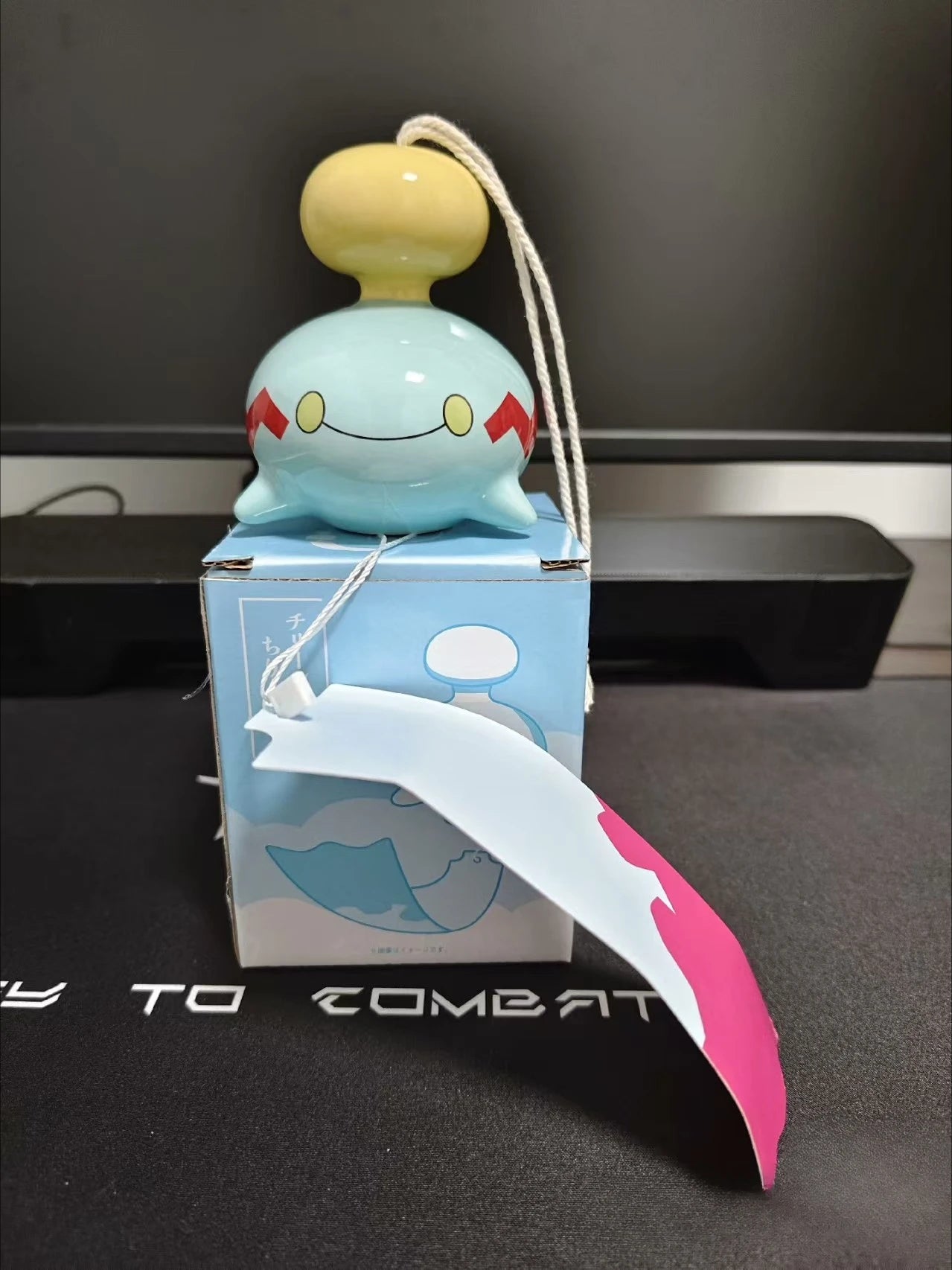 Anime Pokémon Chimecho Figure – Ceramic Wind Bell Pendant, Cute Home & Bedroom Decoration, Children’s Christmas & Birthday Gift