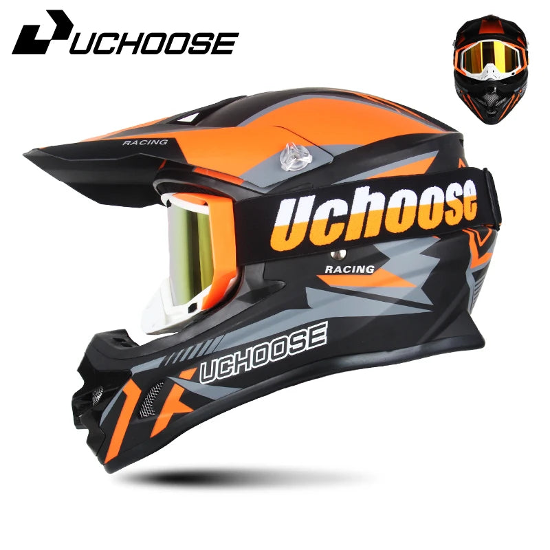 DOT Adult Motocross Helmet – Classic Off-Road Racing Casco for Men & Women, Enduro & Downhill Kask