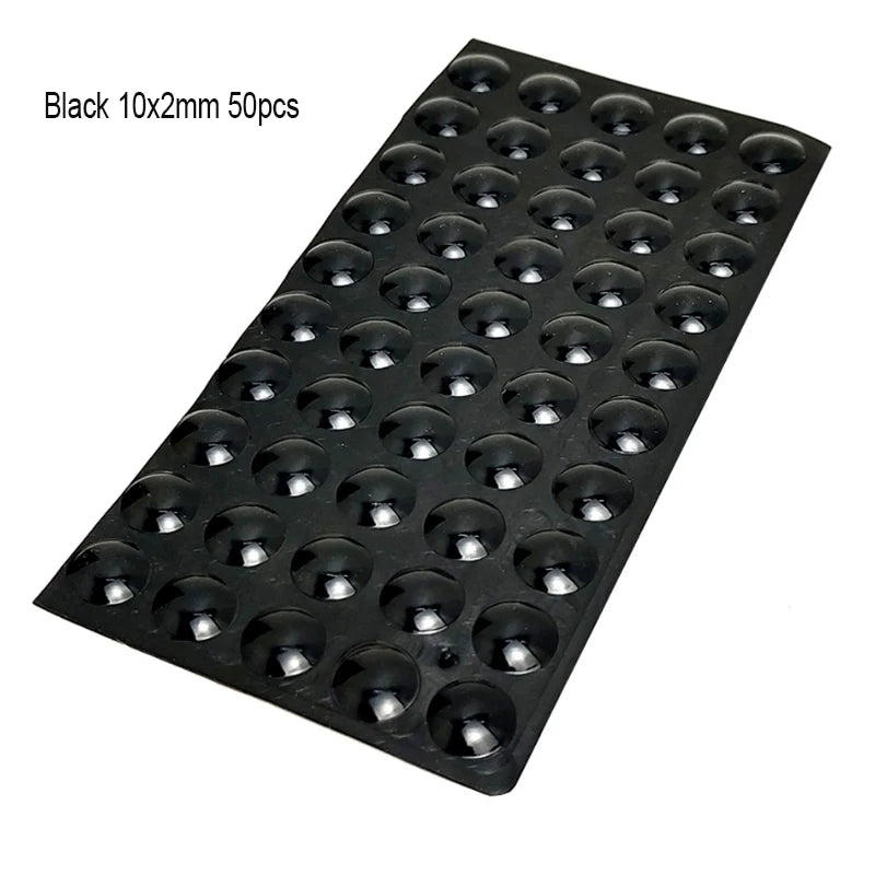 18–100PCS Self-Adhesive Silicone Door Stops – Cabinet Bumpers & Rubber Cushion Pads for Furniture Protection