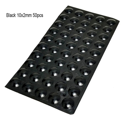 18–100PCS Self-Adhesive Silicone Door Stops – Cabinet Bumpers & Rubber Cushion Pads for Furniture Protection