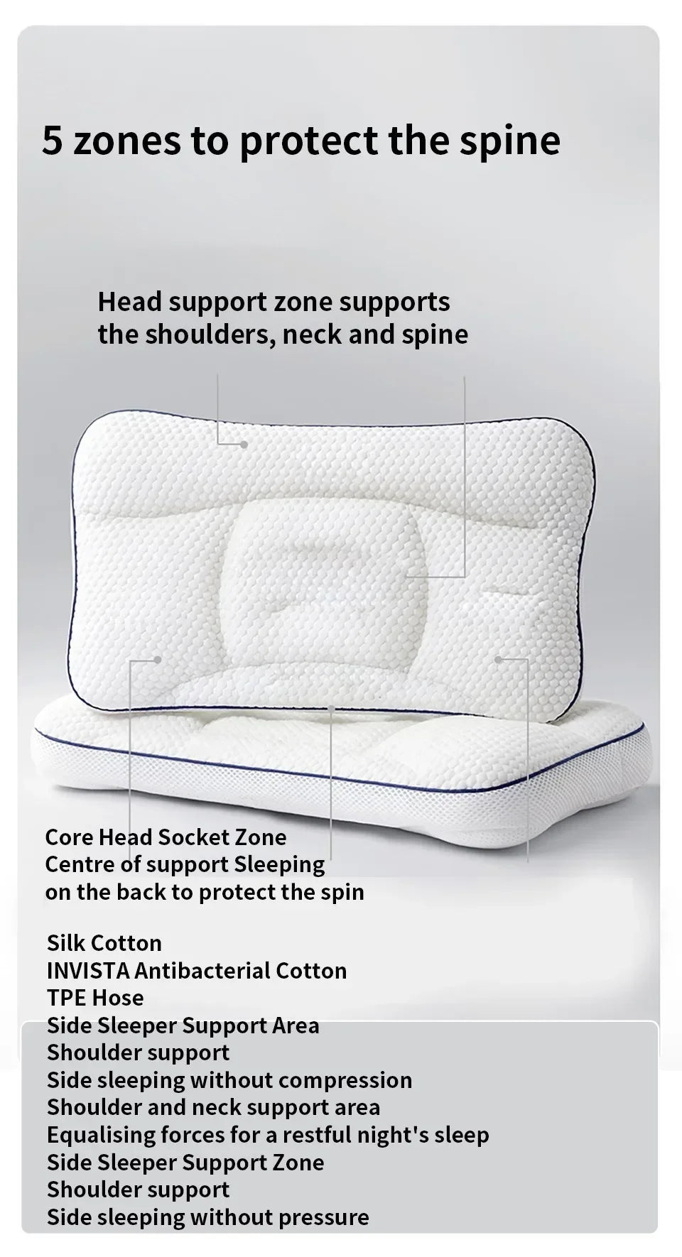 Baby Neck Pillow for Newborns – Nursing Cushion & Infant Bedding Accessory for Comfortable Sleep