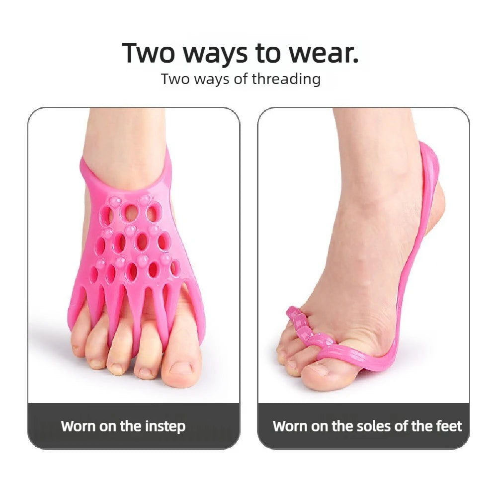 Toe Alignment Trainers - Valgus Orthotics, Arch Support & Foot Stretching Straps