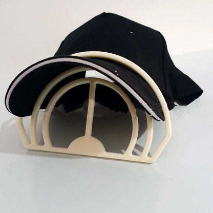 Hat Brim Curving Tool - No Steaming Hat Shaper for Baseball Caps with Band Clamp - Curves Cap Brim Edges Accessories
