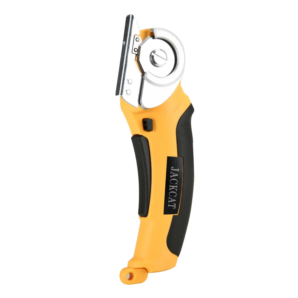 6mm Electric Rotary Cutter – Fabric, Paperboard, Leather, and Plastic Trimmer Scissors for Precise Cutting