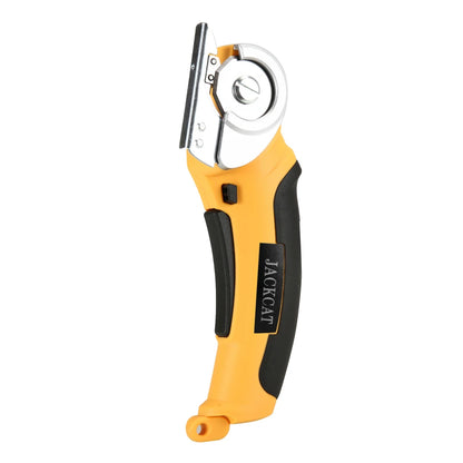 6mm Electric Rotary Cutter – Fabric, Paperboard, Leather, and Plastic Trimmer Scissors for Precise Cutting