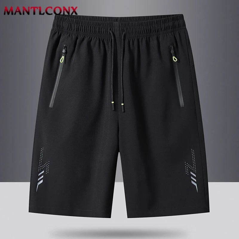 Men's Summer Sport Shorts – Cool Running, Gym & Fitness Training Shorts in Black and Gray
