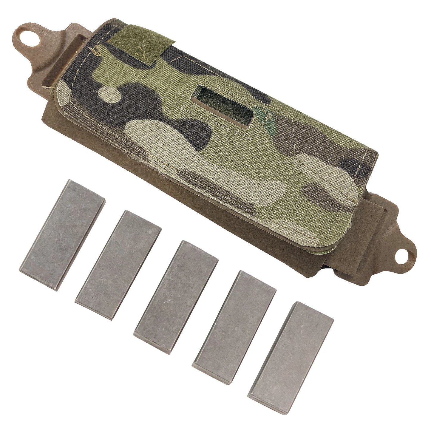 BOOIU Tactical Helmet Counterweight Bag – Balance Kit with 5 Counter Blocks for OPS FAST PJ MH Helmets