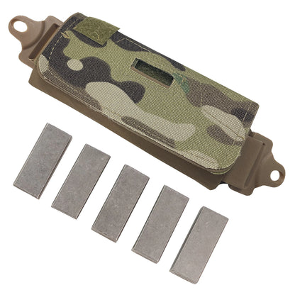 BOOIU Tactical Helmet Counterweight Bag – Balance Kit with 5 Counter Blocks for OPS FAST PJ MH Helmets