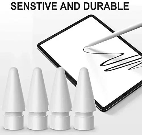 Replacement Pencil Tips for Apple Pencil 1st & 2nd Gen – Smooth Spare Nibs for iPad Pro Stylus