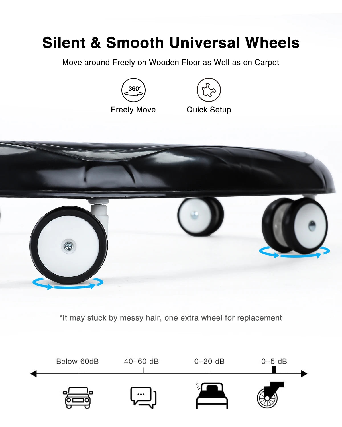 UBRAVOO Adjustable Baby Walker – Round Folding Toddler Walker with Universal Wheels, 9 Height Settings for Ages 6-18 Months, Model ZM01