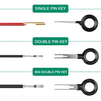 11/18/26-Pcs Car Terminal Removal & Repair Tool Kit – Electrical Wiring Crimp Connector Pin Extractors for Automotive Plugs