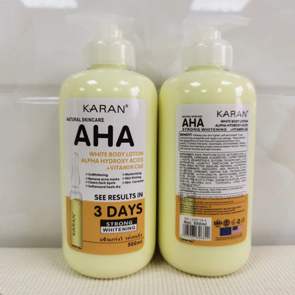500ml Whitening Body Cream – Moisturizing & Lightening Lotion with Vitamin C&E for Smooth, Even Skin