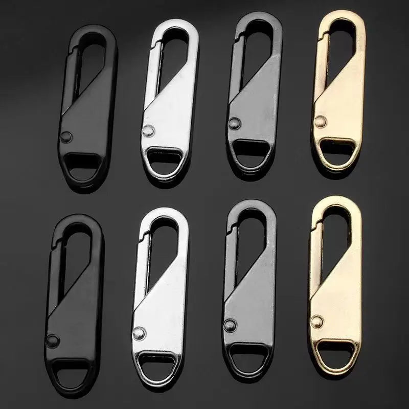 1/5/10Pcs Zipper Slider Puller Replacement – Instant Repair for Bags, Suitcases, DIY Sewing Craft