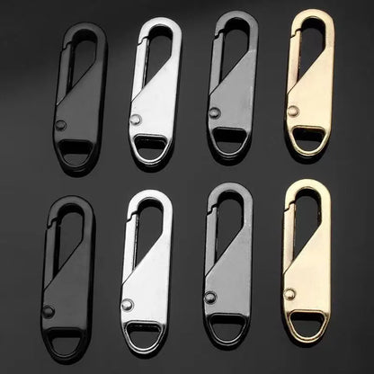 1/5/10Pcs Zipper Slider Puller Replacement – Instant Repair for Bags, Suitcases, DIY Sewing Craft