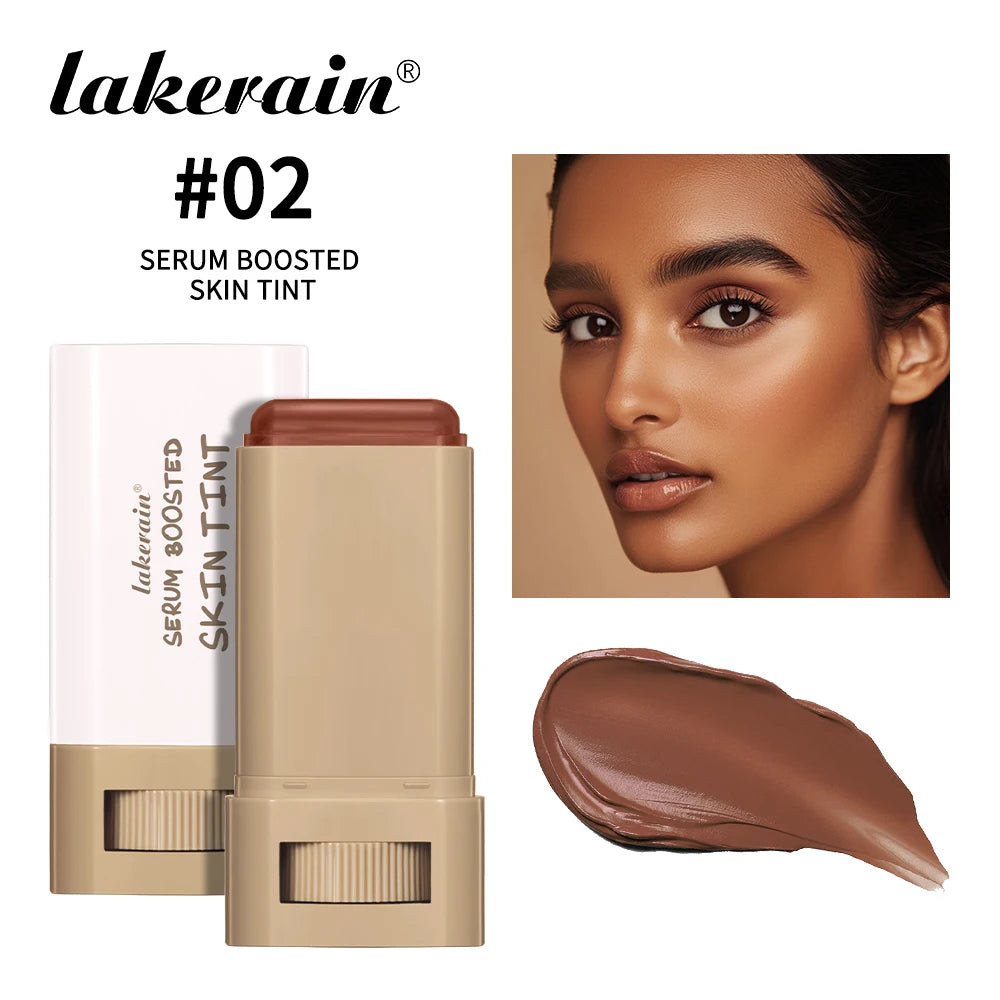 Waterproof Skin Tint Stick – Nourishing Tinted Foundation & Contour Balm for Face Makeup