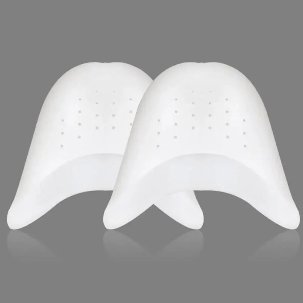 Silicone Gel Toe Covers for Ballet – Forefoot Pads & Toe Protectors (Elastic Knitted Dance Shoe Inserts)