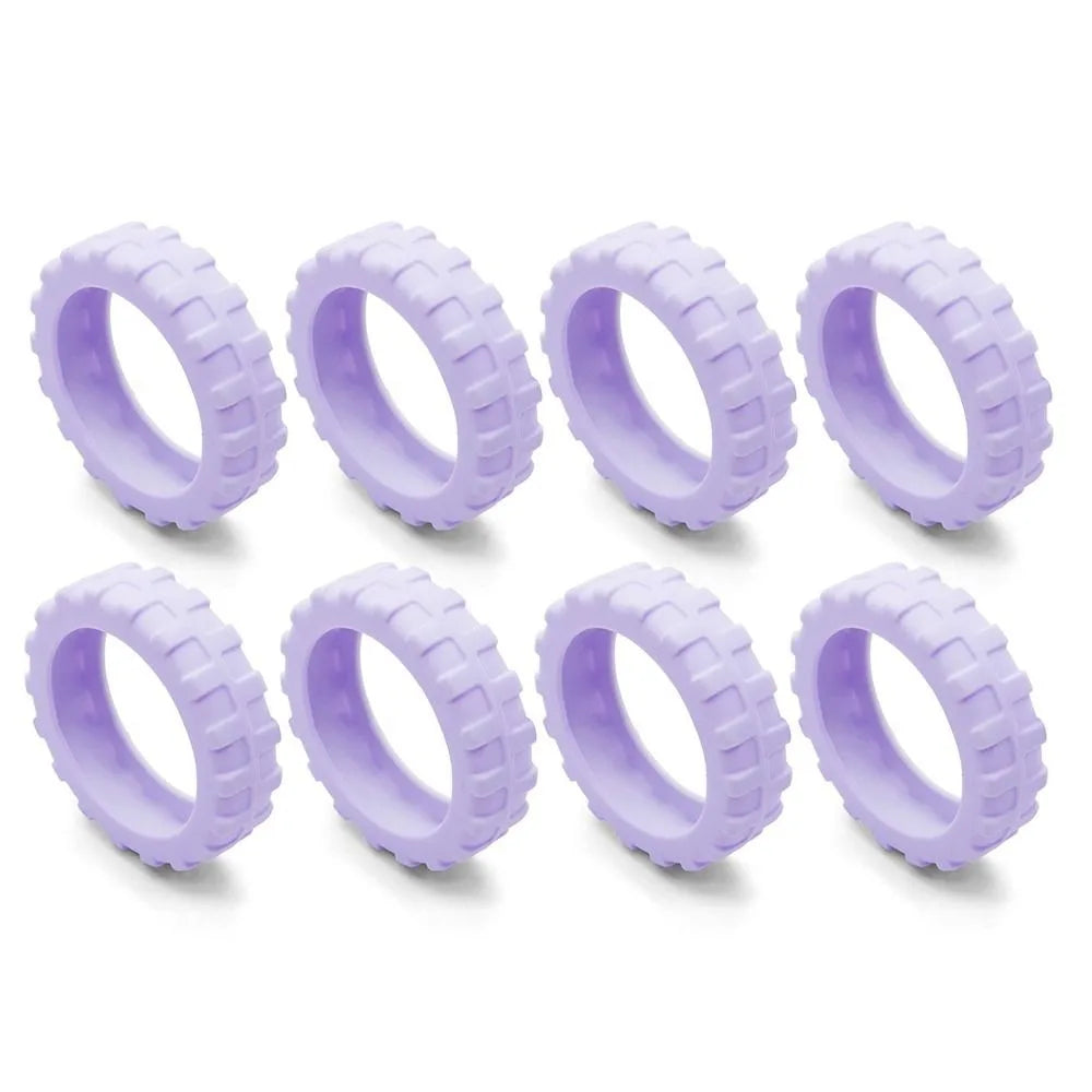 Universal Silicone Luggage Wheel Protectors – Travel Suitcase Caster Covers to Reduce Wear & Noise