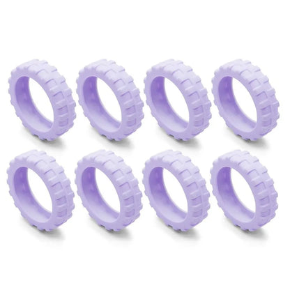 Universal Silicone Luggage Wheel Protectors – Travel Suitcase Caster Covers to Reduce Wear & Noise