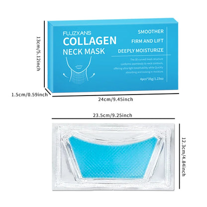 Collagen Neck Mask - Firming, Brightening, Hydrating & Smoothing Anti-Aging Neck Care