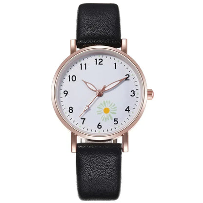 Luxury Luminous Retro Women’s Quartz Watch – Leather Strap Ladies Wristwatch