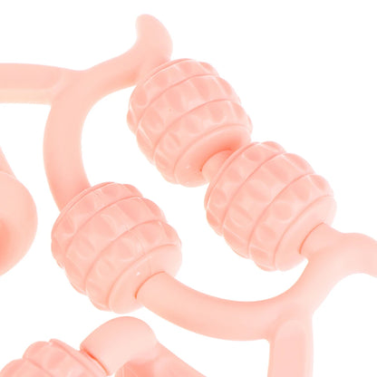 Portable Round Massager Roller – Waist, Abdominal & Leg Clip Tool for Cellulite, Stovepipe & Meridian Massage