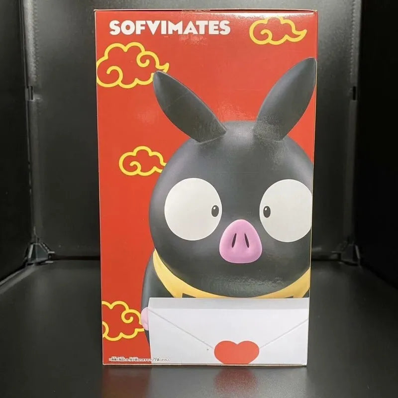 Original BANDAI BANPRESTO SOFVIMATES Ranma 1/2 Little P PVC Anime Figure – Collectible Action Toy Gift