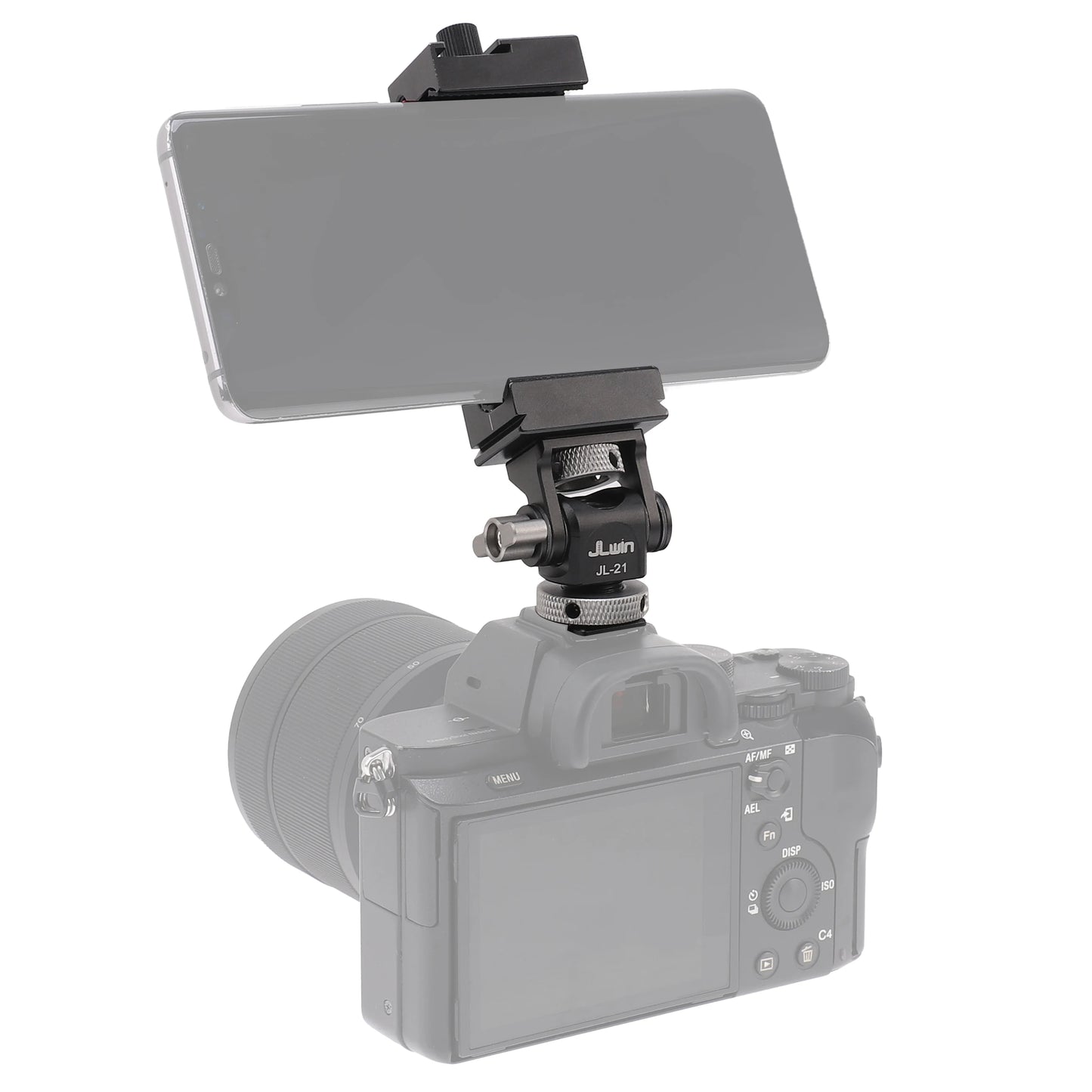 FOTGA Cold Shoe Monitor Mount Bracket – Universal QR Plate for DSLR/SLR Camera, Monitor, and Speedlite, 3KG Payload