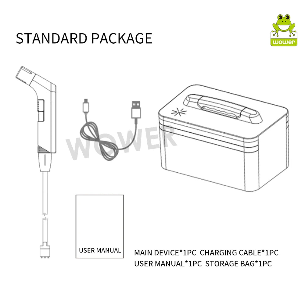 Wower Portable Electric Bidet for Personal Hygiene – 2.3L Rechargeable Shattaf Travel & Camping Bidet Shower Sprayer