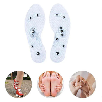 Magnetic Therapy Foot Massage Insoles – Acupressure Point Therapy for Men & Women