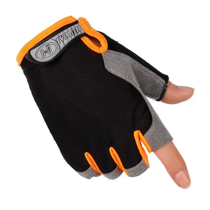 Half Finger Cycling Gloves – Anti-Slip, Breathable, Anti-Sweat & Shockproof for Men & Women