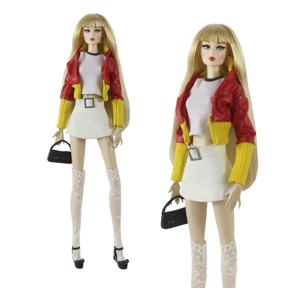 Handmade BABI Doll Clothes – Overcoat Outfit for 11.5-inch (30cm) BJD Dolls, Multiple Styles Gift Set