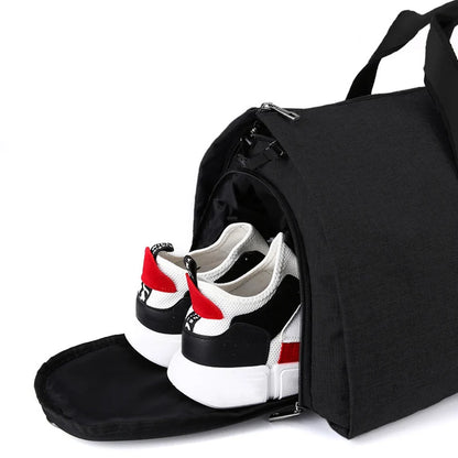 Convertible Garment Bag for Travel - Large Capacity Duffel with Shoe Pouch for Weekend & Business Trips (XM130)