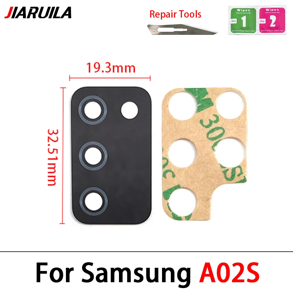 Rear Camera Glass Lens Replacement with Adhesive for Samsung M Series & A Series (M51, A10s, A20s, A12, A50s, A51, A71, M21, M31s)
