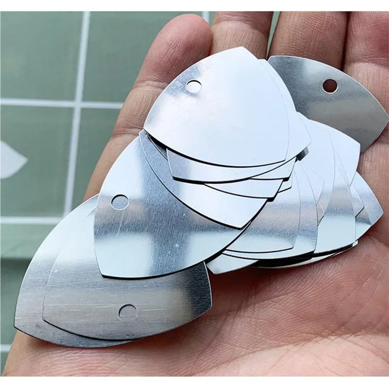 10/20/50PCS Metal Phone Opening Tools – Guitar Pick Pry Openers for iPhone, iPad, Tablet & PC Disassembly Repair Kit